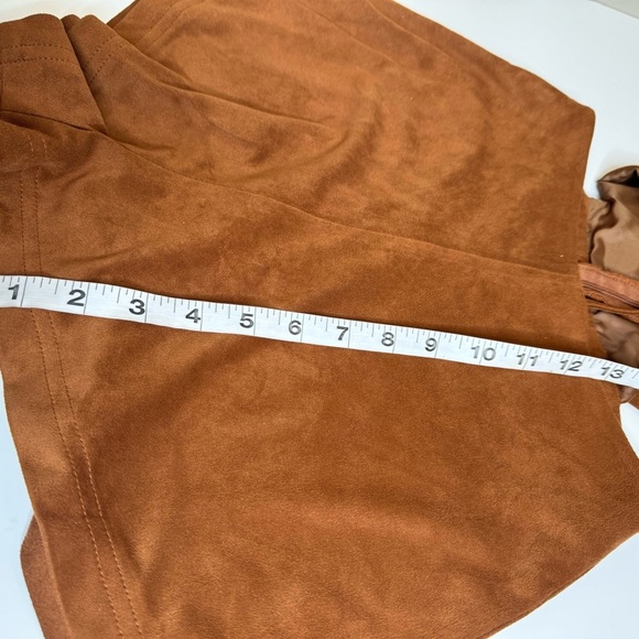 TOBI AS ONE FAUX SUEDE ROMPER - CAMEL - Picture 10 of 13